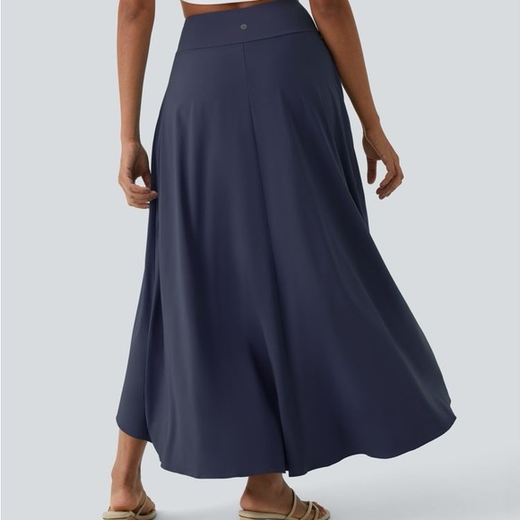 HALARA Breezeful High Waisted High Low Ruffle 2-in-1 MEDIUM Regular Maxi Skirt - Picture 7 of 10